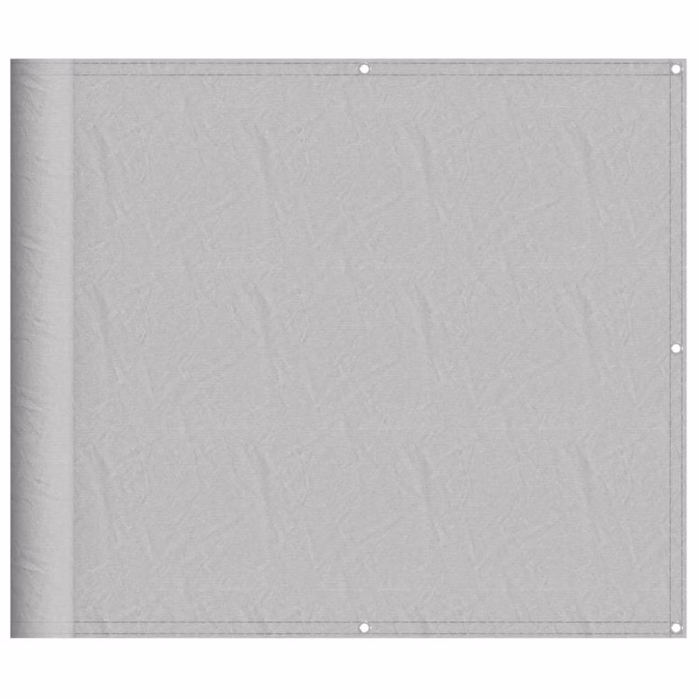 Berkfield Home Balcony Screen, Light Grey, W: 90 cm, H: 600 cm, Semi-Transparent Polyester Oxford – 2