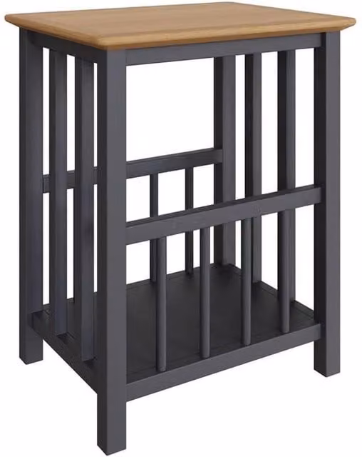 Nordara Grey Oak Living Room Side Table with Storage – 1