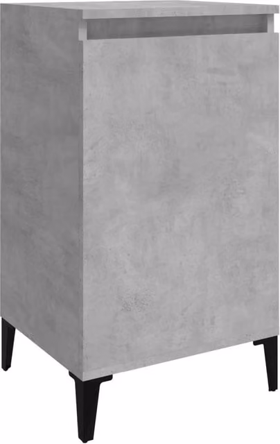Berkfield Home Bedside Cabinet in Concrete Grey, W/D/H: 40 x 35 x 70 cm – 1