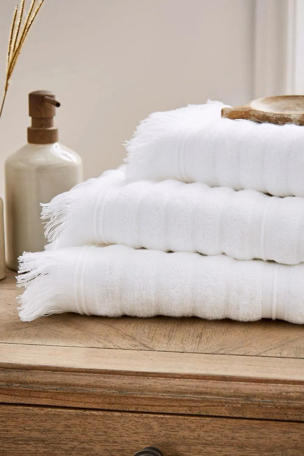 Murmur White Fluffy Cotton Towel – 2