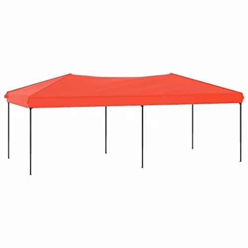 vidaXL Folding Party Tent in Red, W: 300 cm, D: 600 cm, H: 245 cm