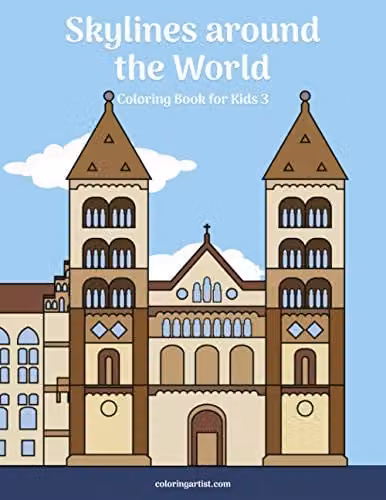 Skylines around the World Colouring Book for Kids 3 by Independently Published, Multicolour