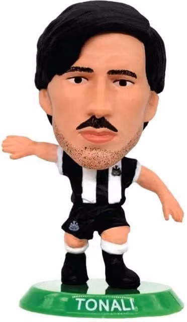 SoccerStarz Sandro Tonali Newcastle United FC Football Figurine, Multicolour and Black