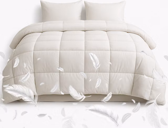 Opulent Home 13.5 Tog White Feather and Down Box Stitch Duvet