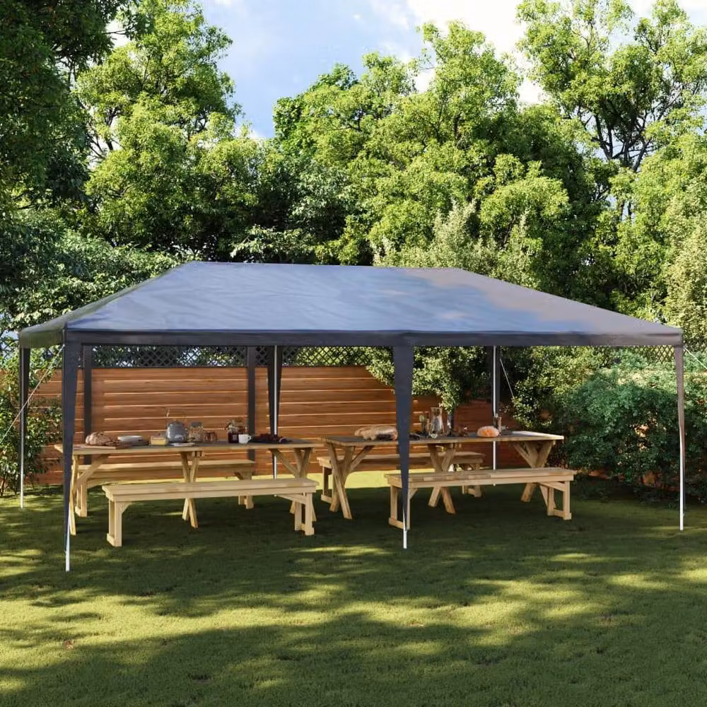 Berkfield Home Professional Party Tent in Anthracite and Black, W: 6 m, D: 4 m, H: 2.75 m – 2