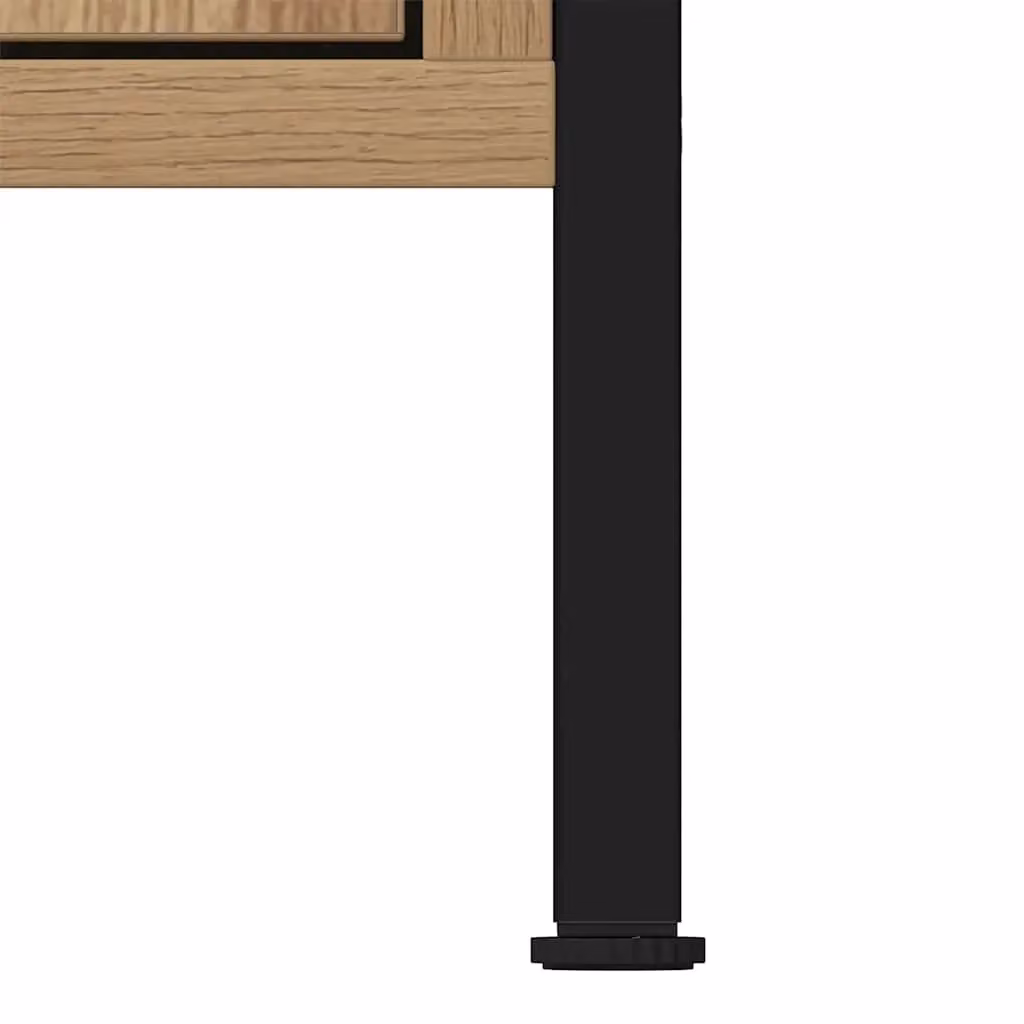 Berkfield Home Artisan Oak Bathroom Sink Cabinet in Brown, W/D/H: 60 x 30 x 60 cm – 4