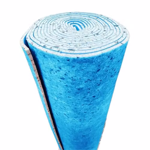 Bedding Mill Primo 8mm High Density PU Foam Carpet Underlay, Blue, W: 137 cm, L: 660 cm, H: 0.8 cm – 1