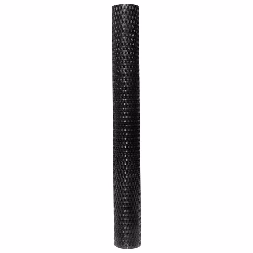 Berkfield Home Black Poly Rattan Balcony Screen, W: 300 cm, H: 90 cm – 3