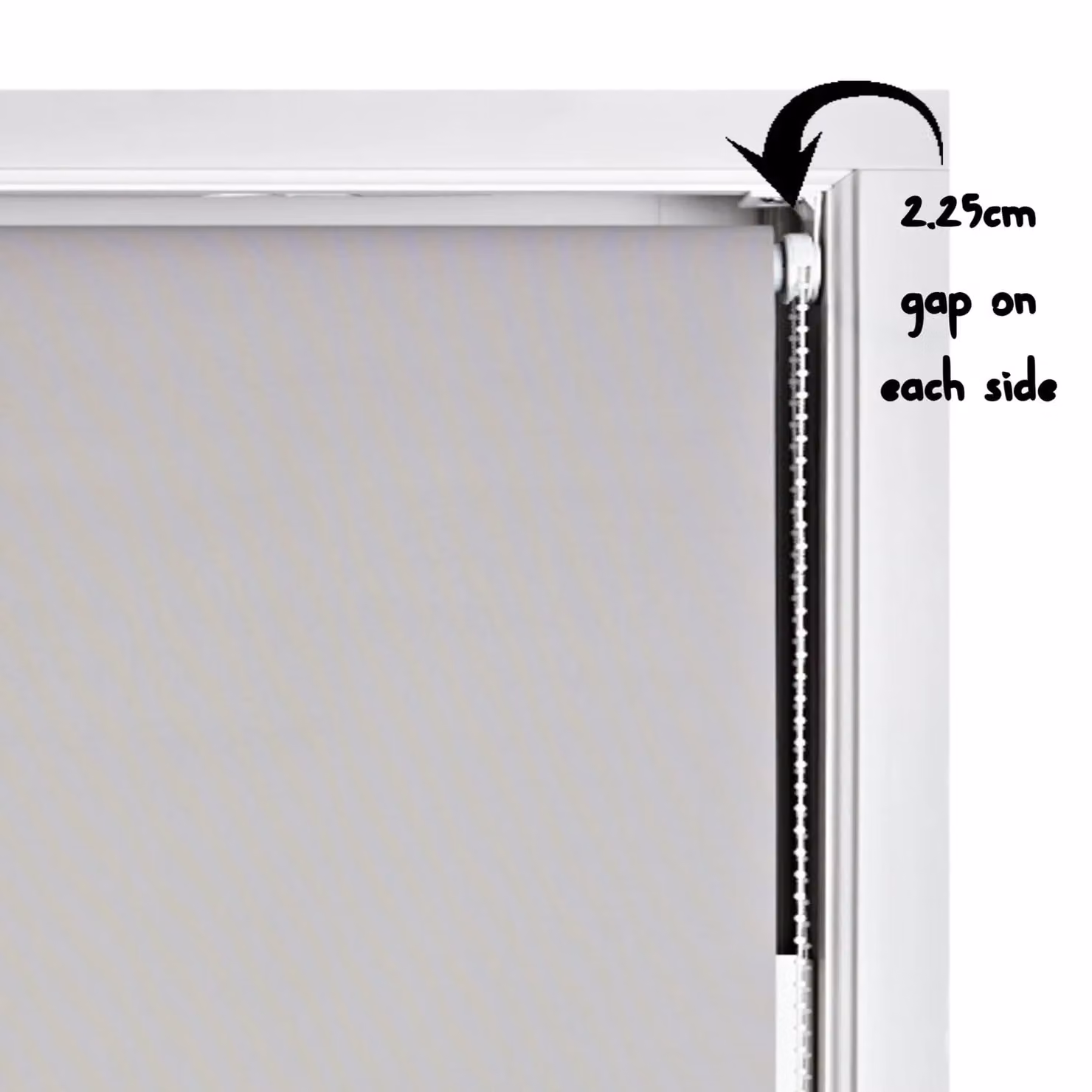 Furnished Black Semi-Transparent Polyester Roller Blinds, Width: 70 cm, Height: 210 cm – 2