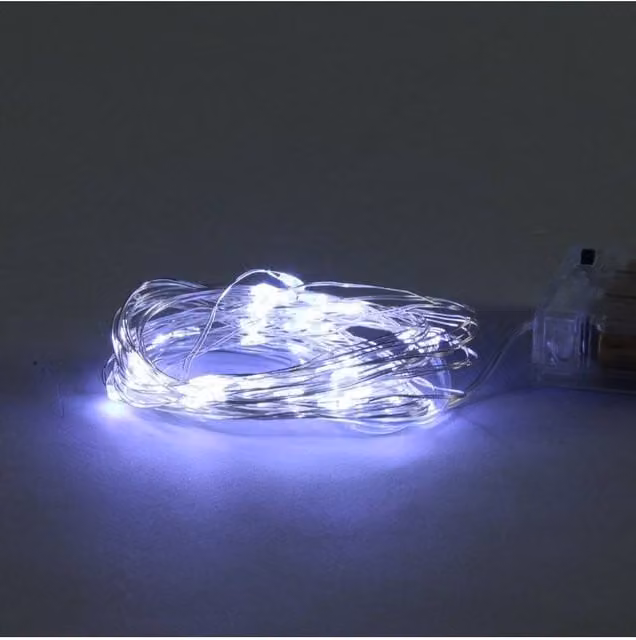 KDMD 2 Pack Cool White LED Balloon String Lights with 56 Bulbs for Parties and Birthdays – 1