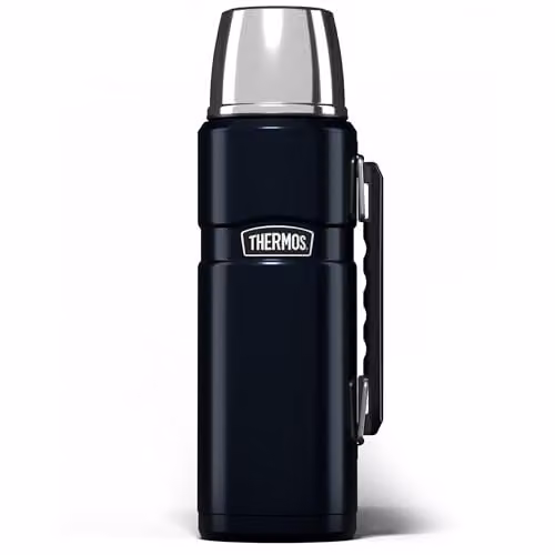 Thermos Stainless King Drinks Flask, Blue, 1.2L