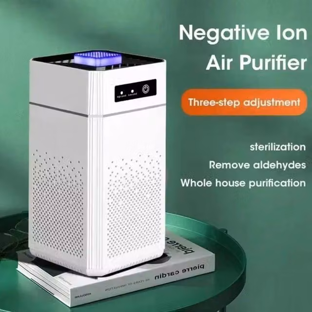KORVIXA Mini Desktop USB HEPA Air Purifier, White – 1