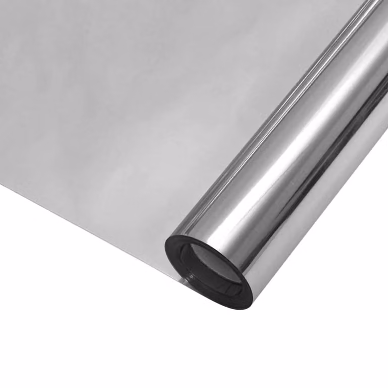 Berkfield Home Solar Films, 5-Piece Silver Static Reflective PVC Window Film