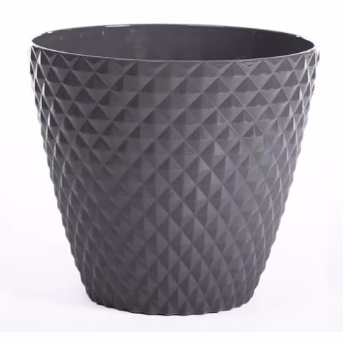 Garden Gear Diamond Planter in Grey, W/D/H: 39.5 x 35.0 x 39.5 cm – 1