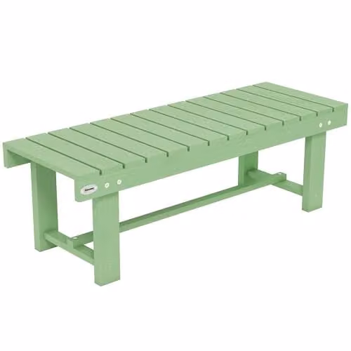 Outsunny 2 Seater Wooden Garden Bench in Light Green, W/D/H: 110 x 38 x 35 cm – 1