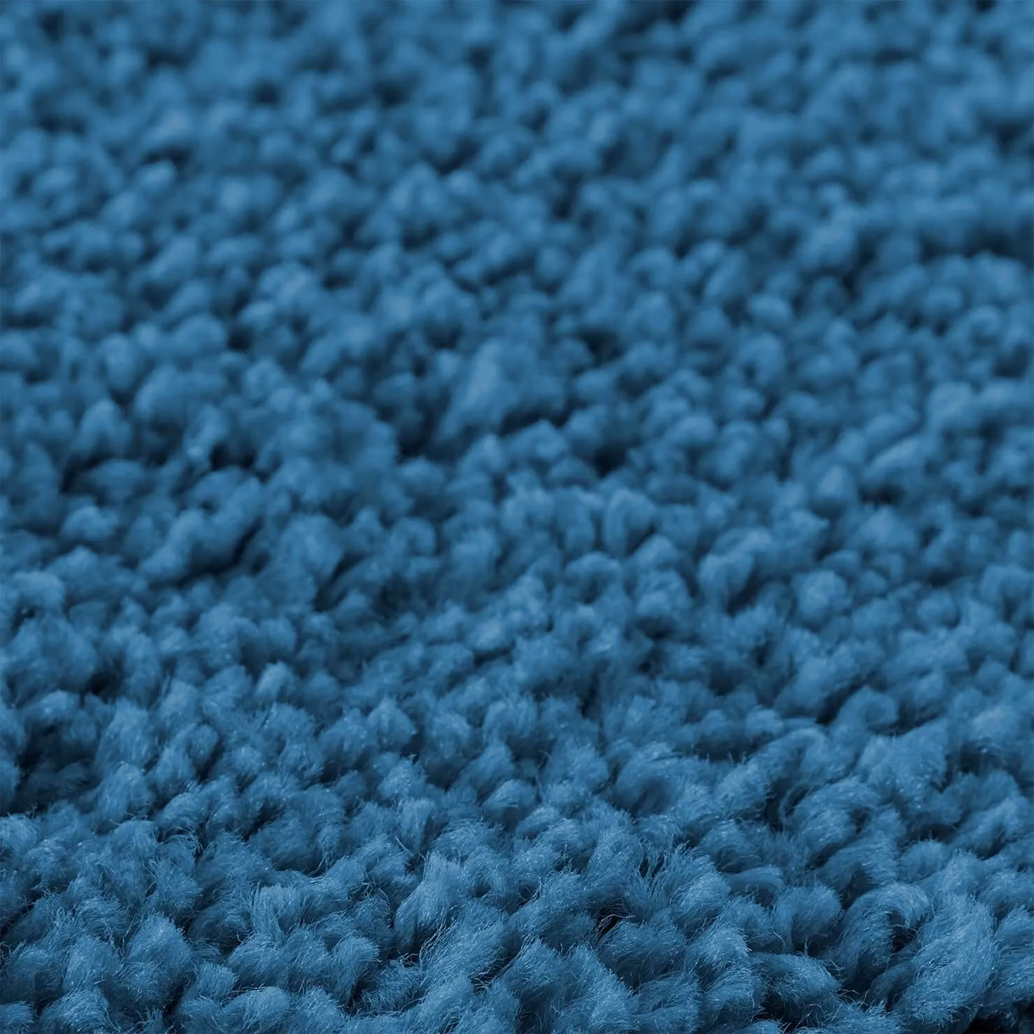 Berkfield Home Non-Slip Rectangular Blue Polyester Bath Mat, W: 60 cm, D: 90 cm – 3