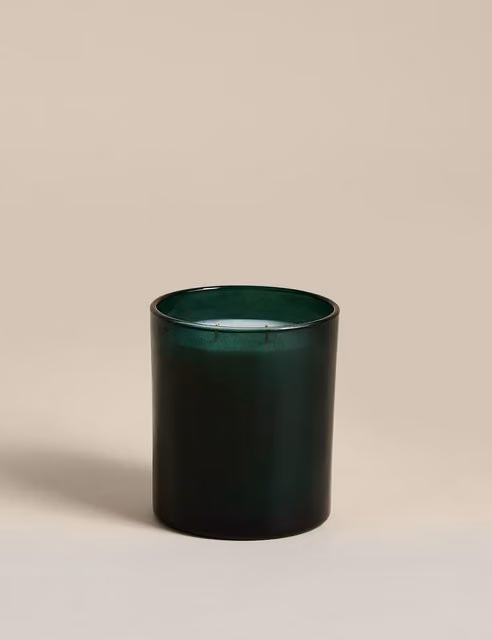 M&S Yuletide Pine and Spice Scented Candle, Green, 40 g
