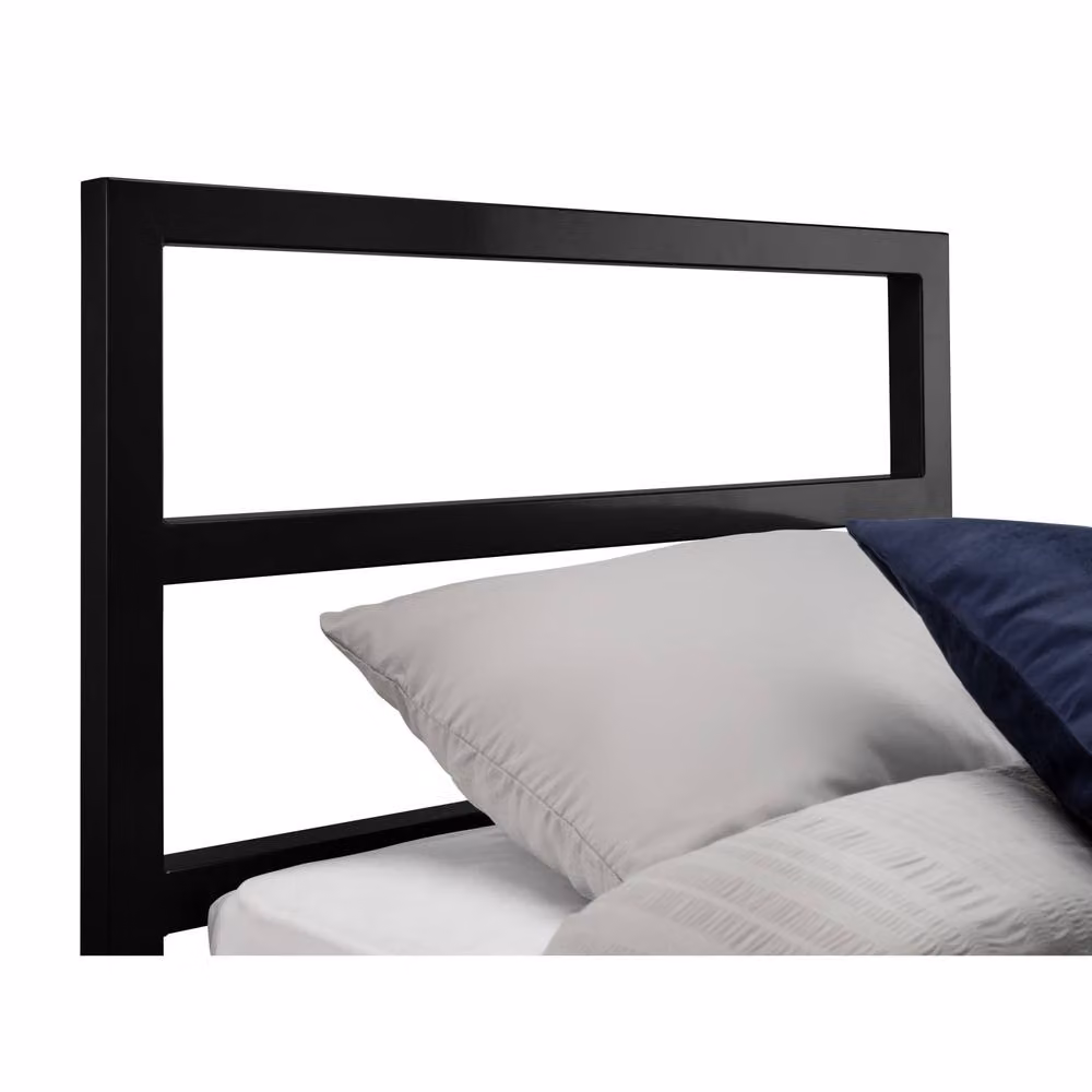 Cheshire Lagoon Metal Bed in Matt Black, Double (135cm) – 4