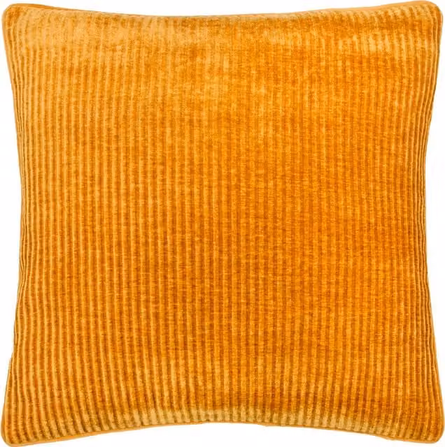 Make it a Home Garda Corduroy Piped Square Cushion in Yellow