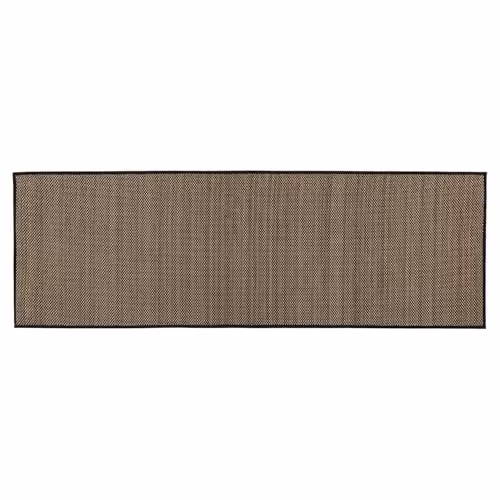 JVL Antarra Machine Washable Non-Slip Entrance Runner Doormat, Black/Brown, W: 50 cm, L: 150 cm – 2