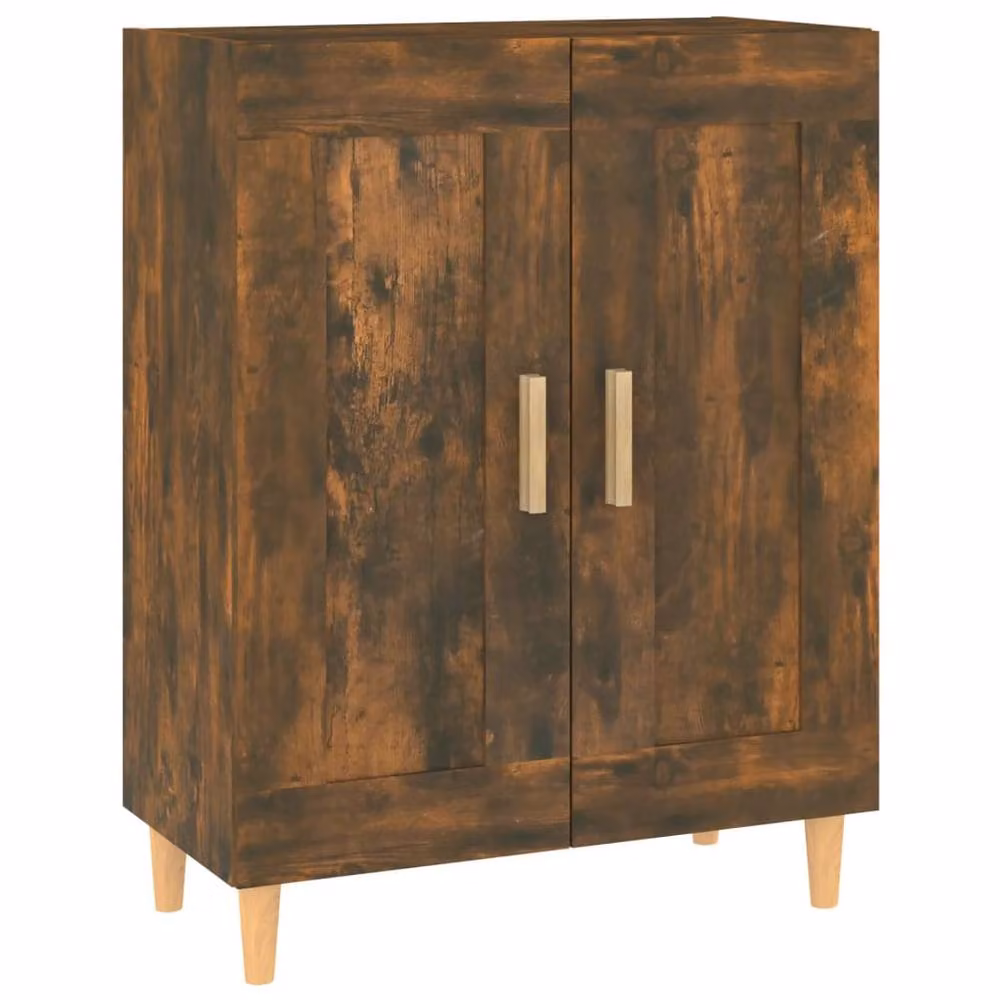 Berkfield Home Smoked Oak Sideboard in Brown, W/D/H: 69.5 x 34 x 90 cm – 2