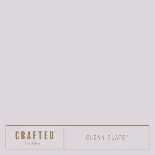 Crown Crafted Clean Slate Matt Emulsion Paint Tester, Grey, 125ml – 3