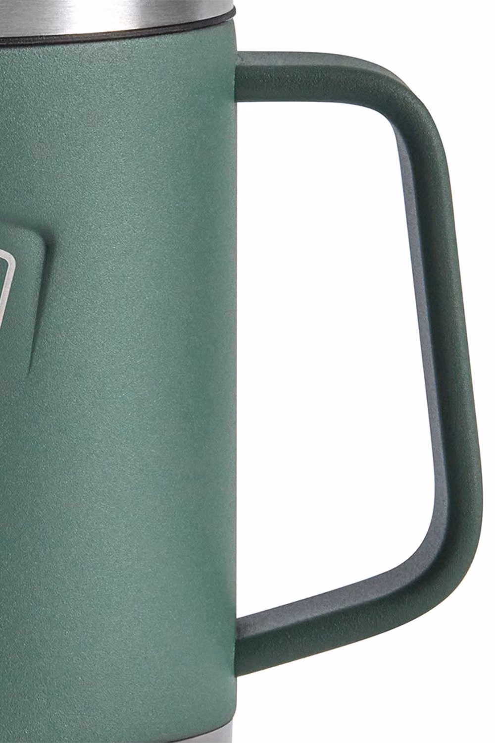 Thermos Icon Series Double Walled Stainless Steel Desk Mug with Lid, 410 ml, Rock Cap Green – 4