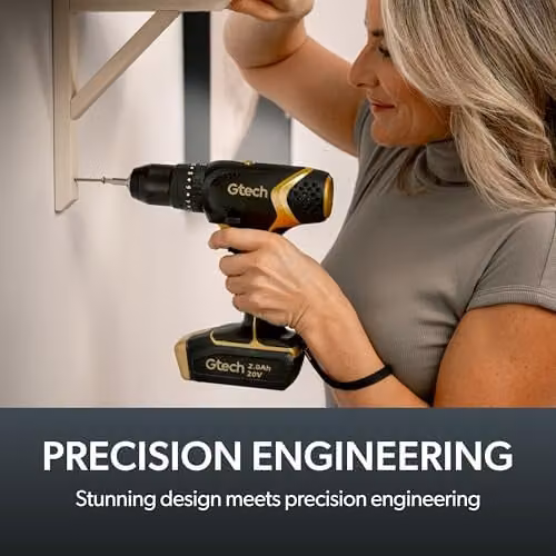 Gtech Rechargeable Combi Drill in Black and Gold – 2