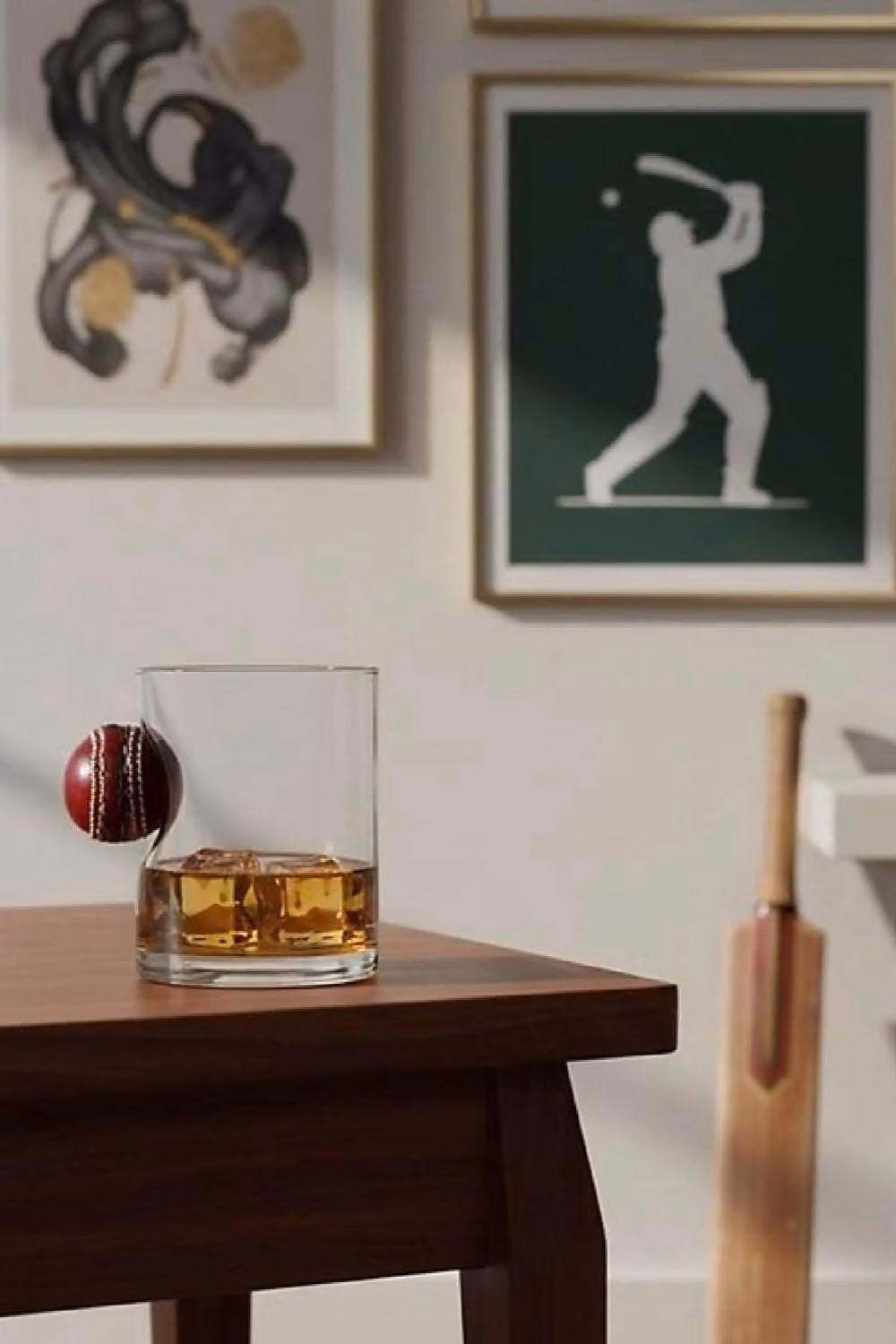 Bar Bespoke Cricket Ball Tumbler and Beer Glass Set in Transparent Glass – 4
