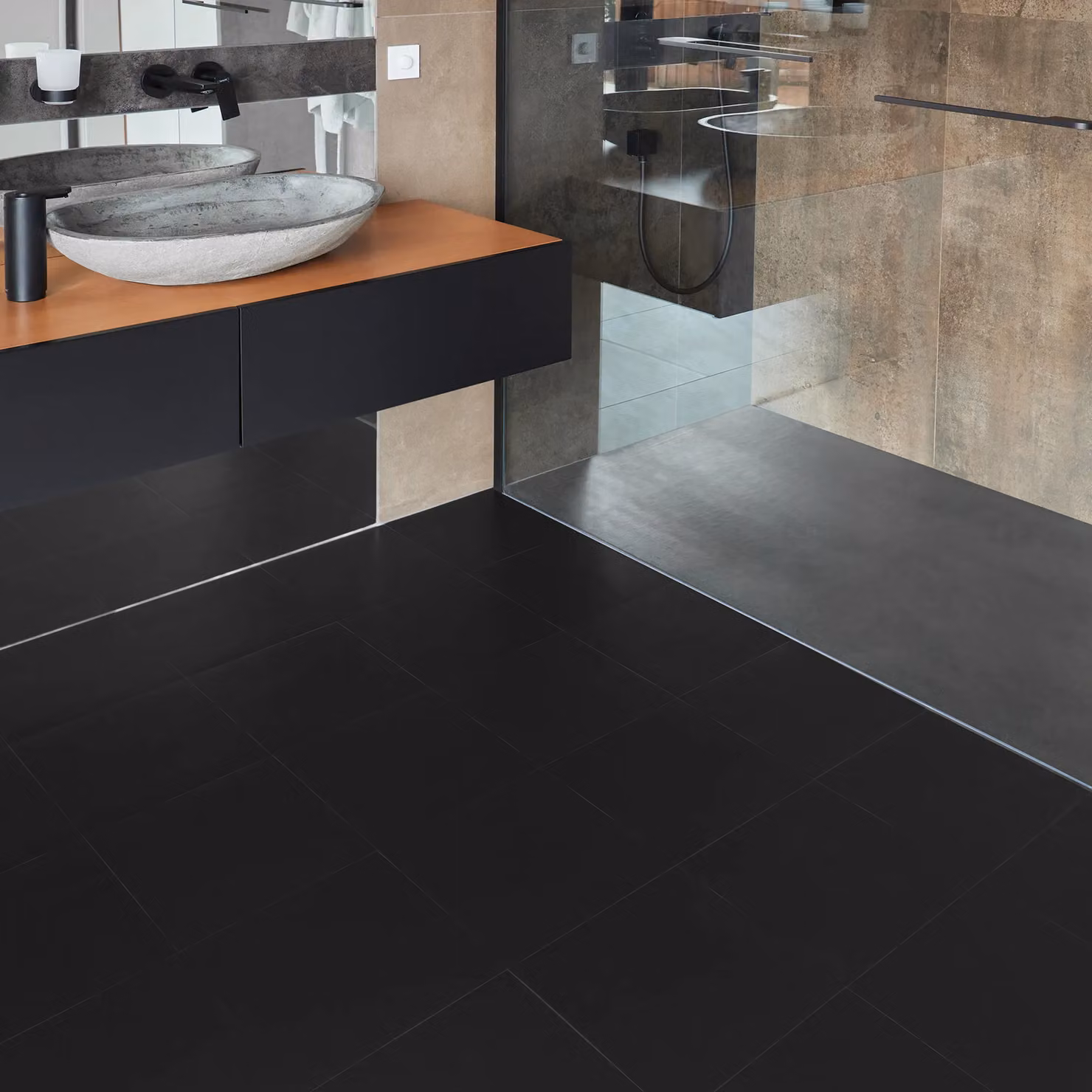 Novecrafto Black and White Checkerboard Self Adhesive Vinyl Floor Tiles, 30 Pack, W/D/H: 30.5 x 30.5 x 0.15 cm – 8