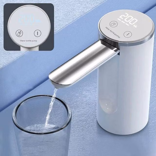 SPETLEK Electric USB Water Bottle Pump in White – 1