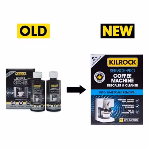 Kilrock Service-Pro Coffee Machine Descaler and Cleaner, 2 x 150ml, Blue – 2
