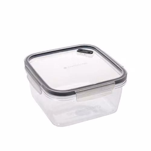 MasterClass Multi-Use Food Storage Container with Lid, 800ml, Transparent Plastic, Leakproof and Microwave Safe