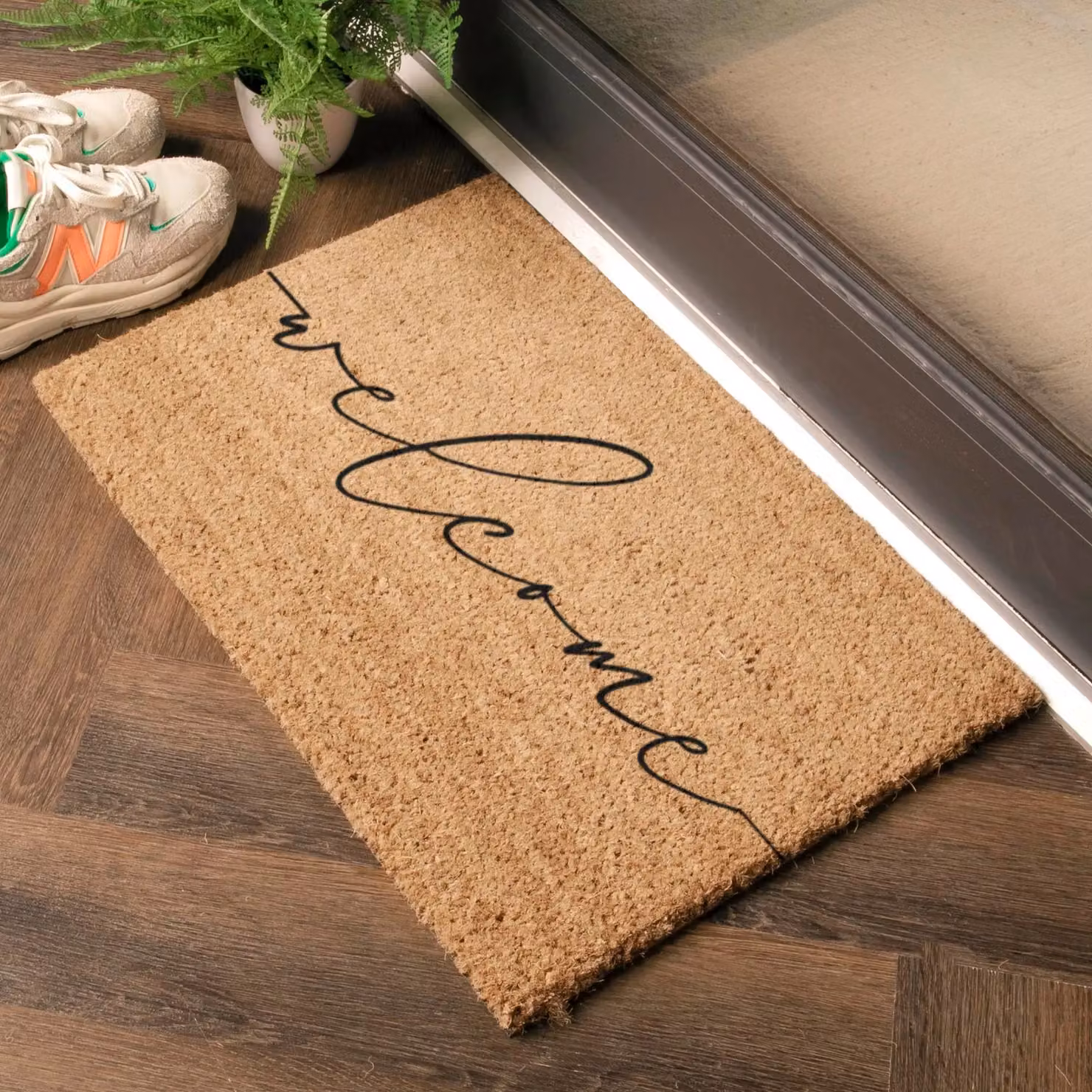 Artsy Mats Welcome Doormat in Brown, W/D: 60 x 40 cm – 2