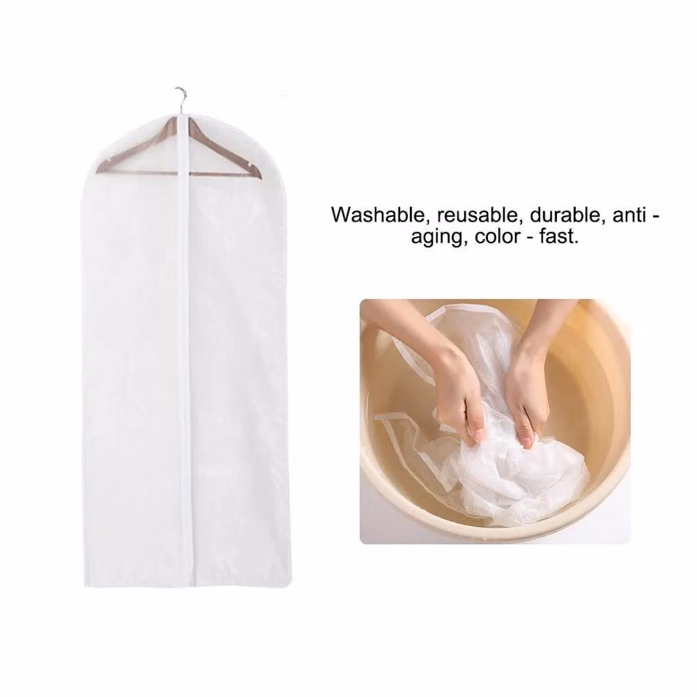 VOGREX Waterproof Garment Dust Cover Suit and Coat Wardrobe Storage Bag in White – 2