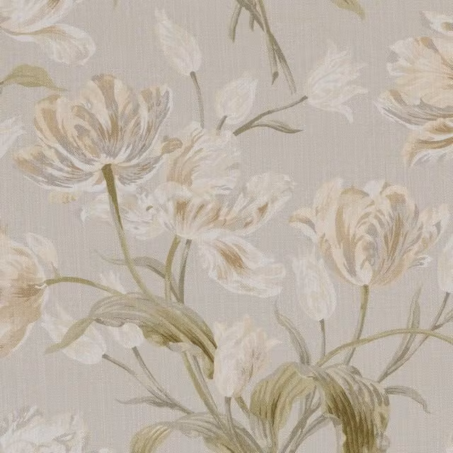 Laura Ashley Gosford Classic Floral Fabric in Sage Green
