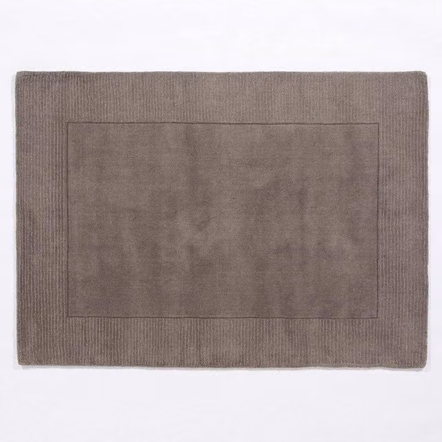 Esselle Esme Large Wool Rug in Grey, W: 160 cm, L: 230 cm – 1