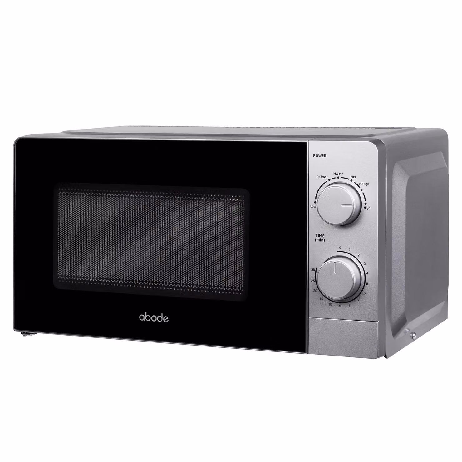 Abode AMM2005B 20 Litre 700W Manual Solo Microwave in Silver – 5