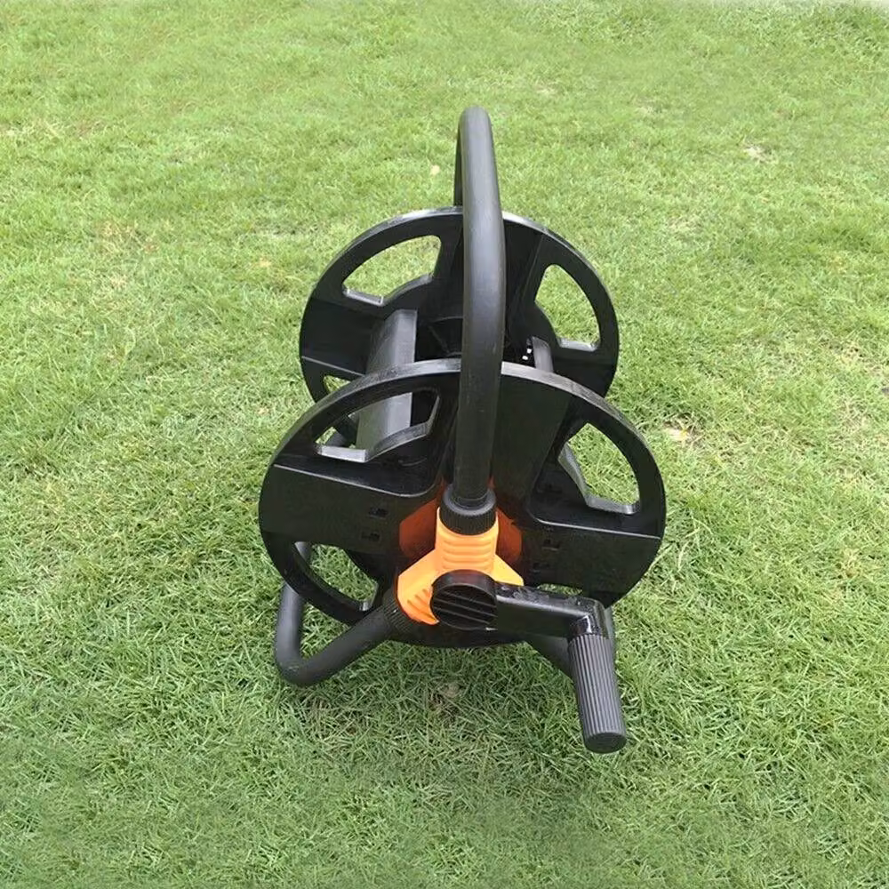 Kelvenix Portable Freestanding Garden Hose Reel Cart in Black – 4