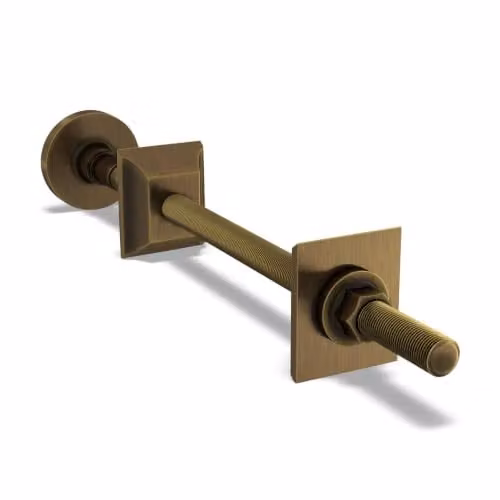 UK Radiators Talus Wall Stay Bracket in Antique Brass – 1