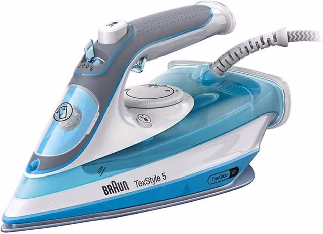 Braun Texstyle 5 Steam Iron, 2500W, Blue and Black – 1