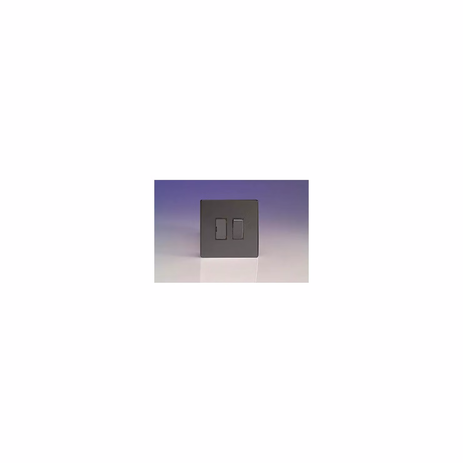 Varilight XDI6DS Switched Fused Spur in Iridium Black – 2