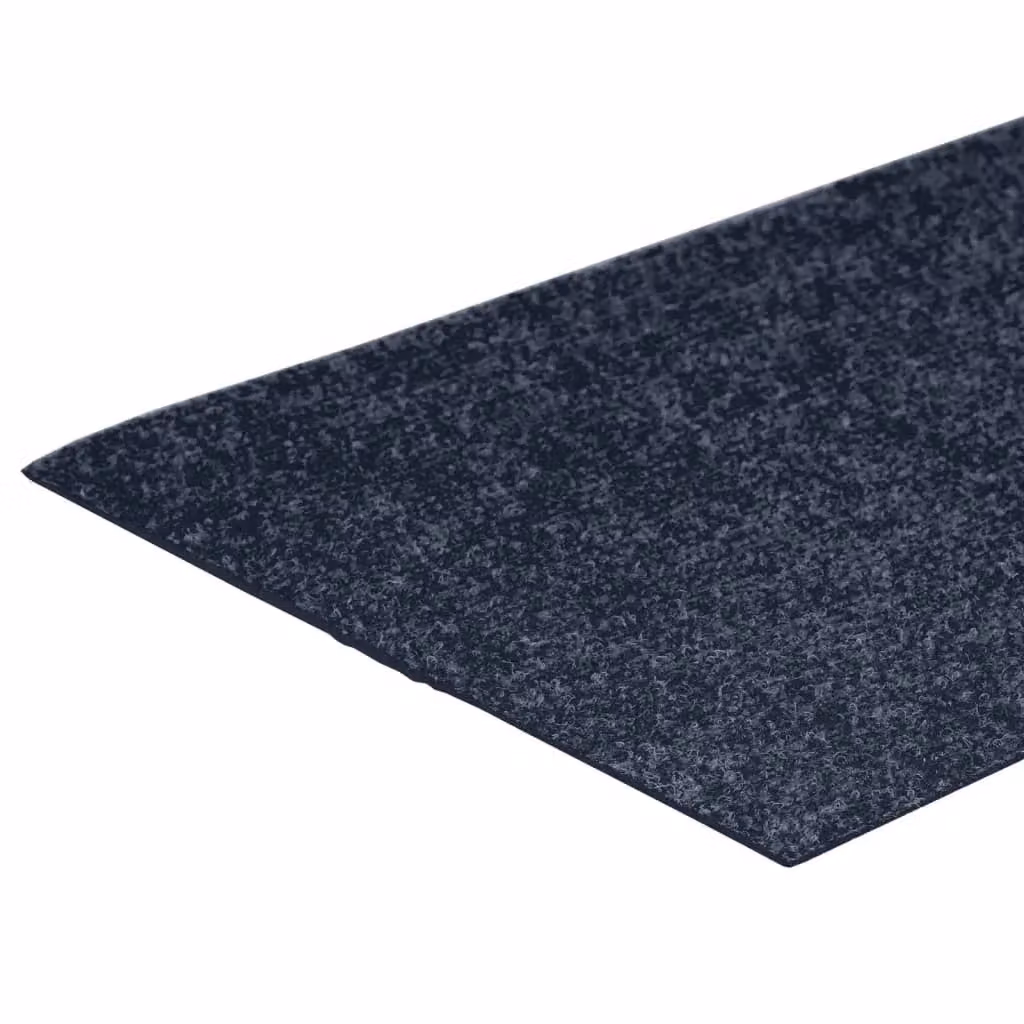 Berkfield Home Self-adhesive Rectangular Stair Mats, 15 Pieces, Grey and Blue, W: 60 cm, D: 25 cm – 3