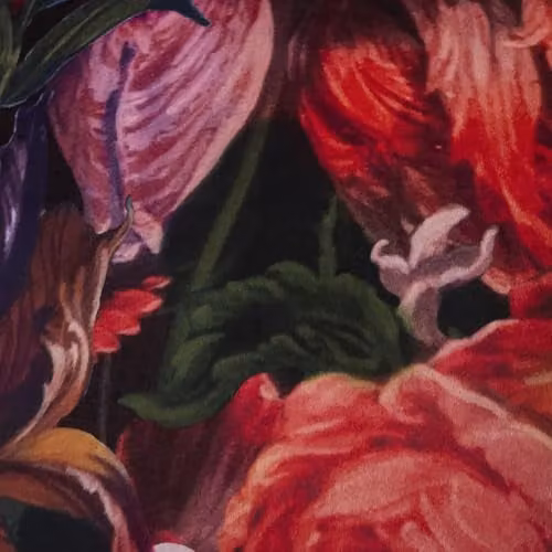 House of Llewelyn-Bowen Grande Chintz Multicolour Floral Velvet Square Cushion, W/D/H: 43 x 43 x 43 cm – 3