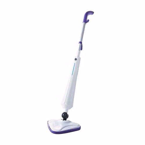 Quest 1300W Steam Mop Cleaner in Purple and White with 350ml Tank – 1