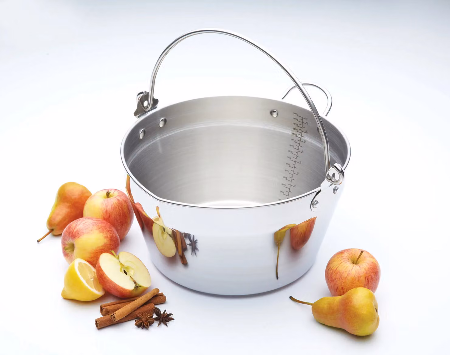 Home Made Silver Stainless Steel 9 l Maslin Preserving Pot with Pouring Spout and Handle – 2