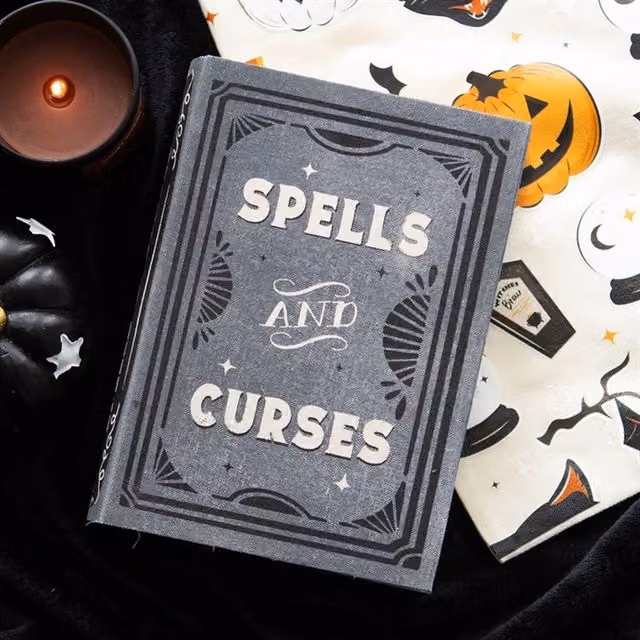 KDMK Enchanted Spells Curses Secret Storage Book in Black