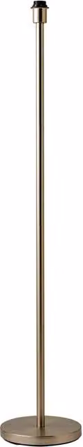 ValueLights Modern Cylinder Floor Lamp Base in Brushed Chrome Metal Finish