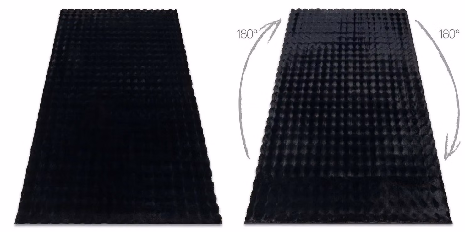 RugsX Bubble Rug in Black, W/D: 140 x 190 cm – 2