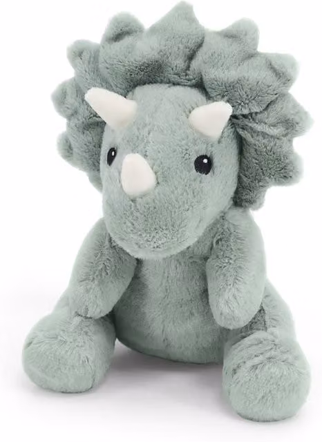 Triceratops Plush Dino Soft Toy in Turquoise and Petrol